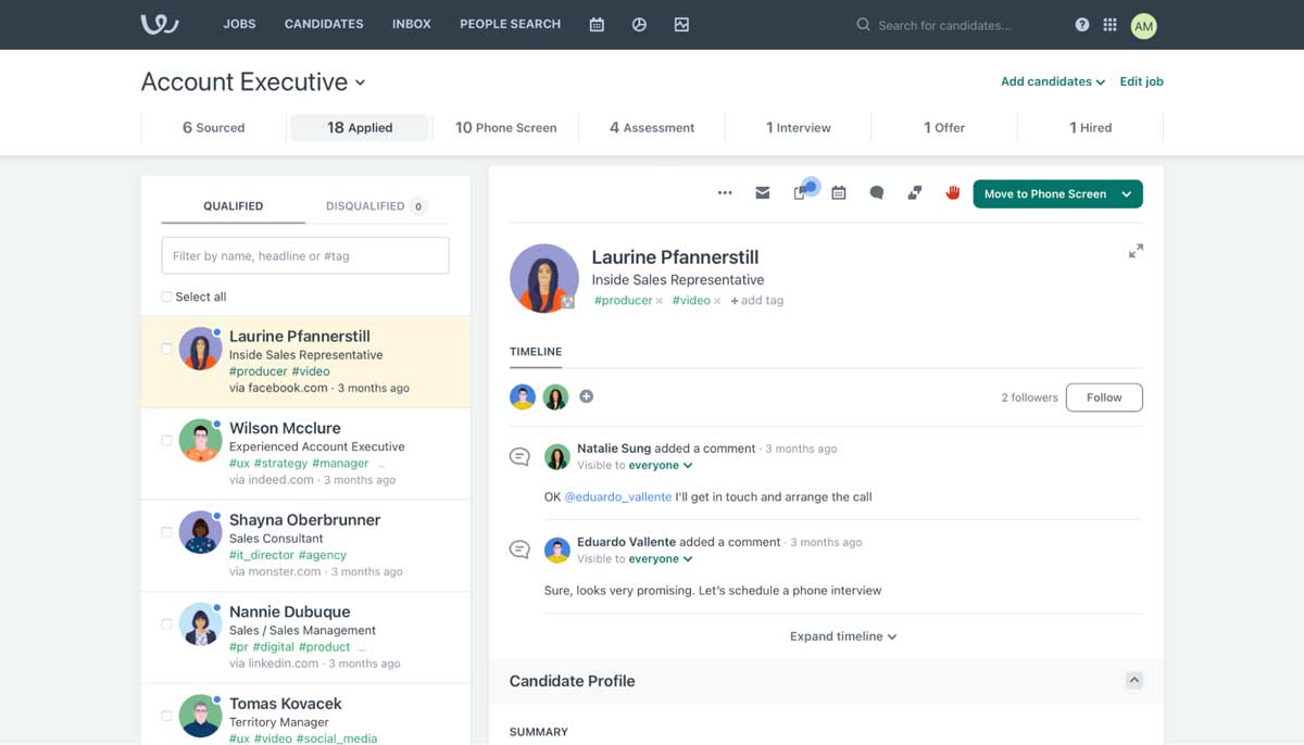 workable job boards screenshot