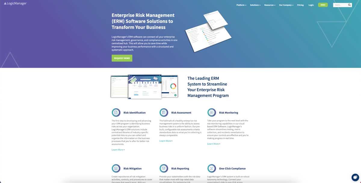 logicmanager erm program screenshot