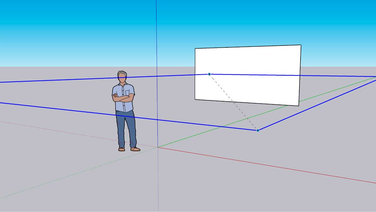 sketchup modeling tool screenshot