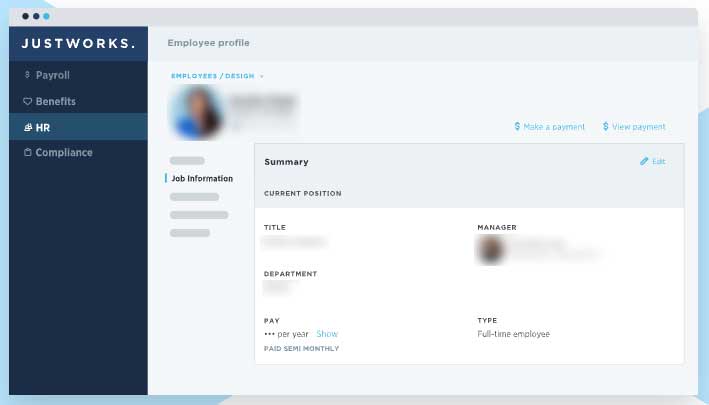 justworks HR tools screenshot