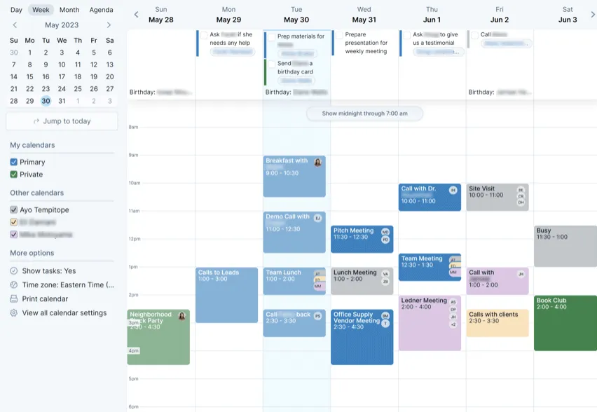 less annoying crm calendar