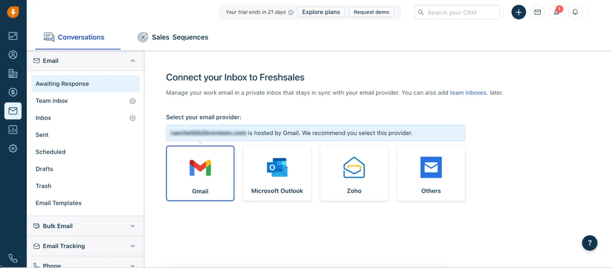 freshsales messaging