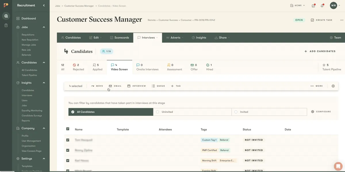 customer sucess manager on pinpoint