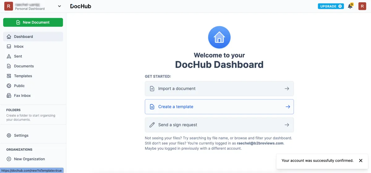 dochub dashboard