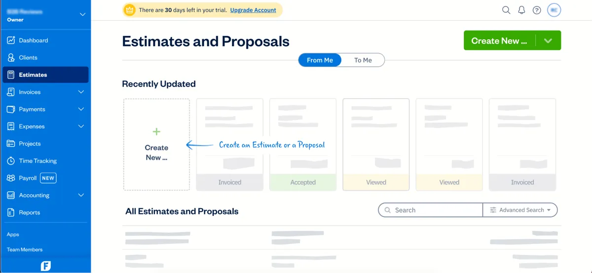 freshbooks accounts receivable