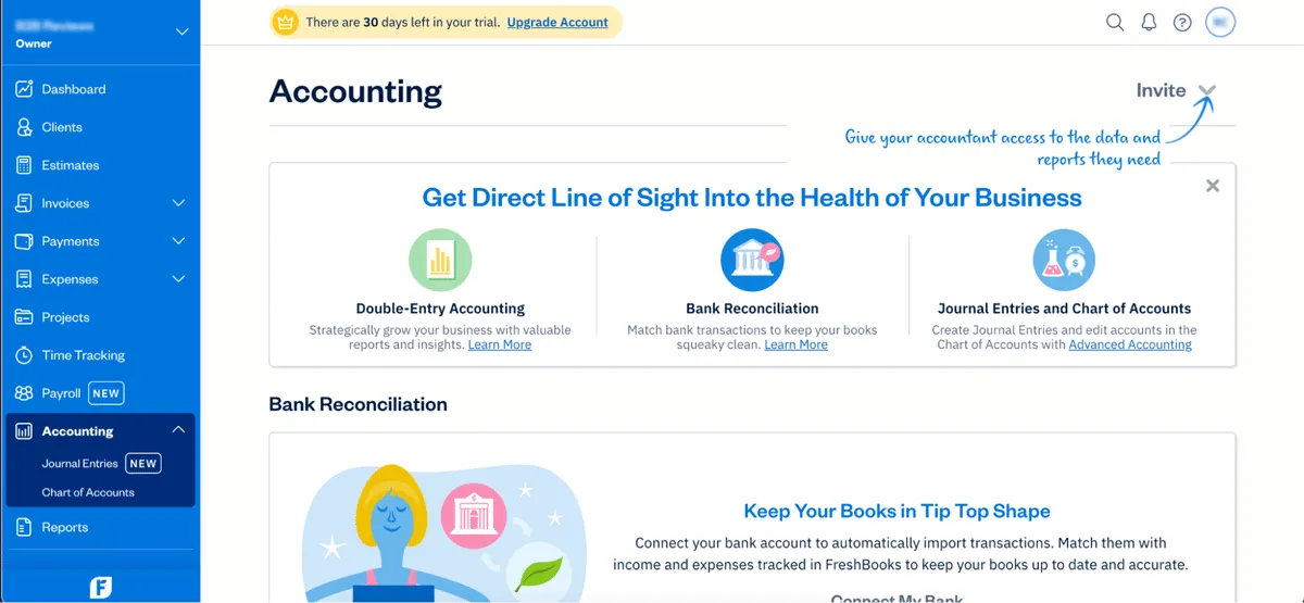 freshbooks core accounting