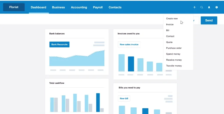 create invoices in xero