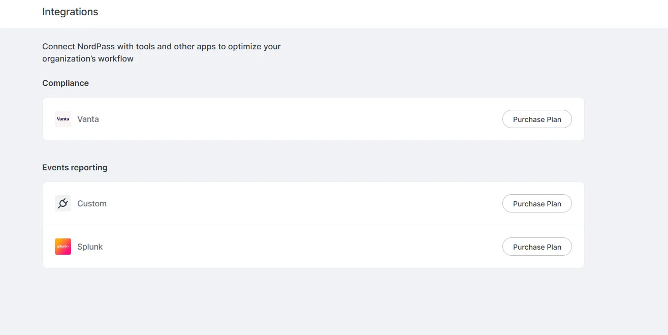 nordpass integrations